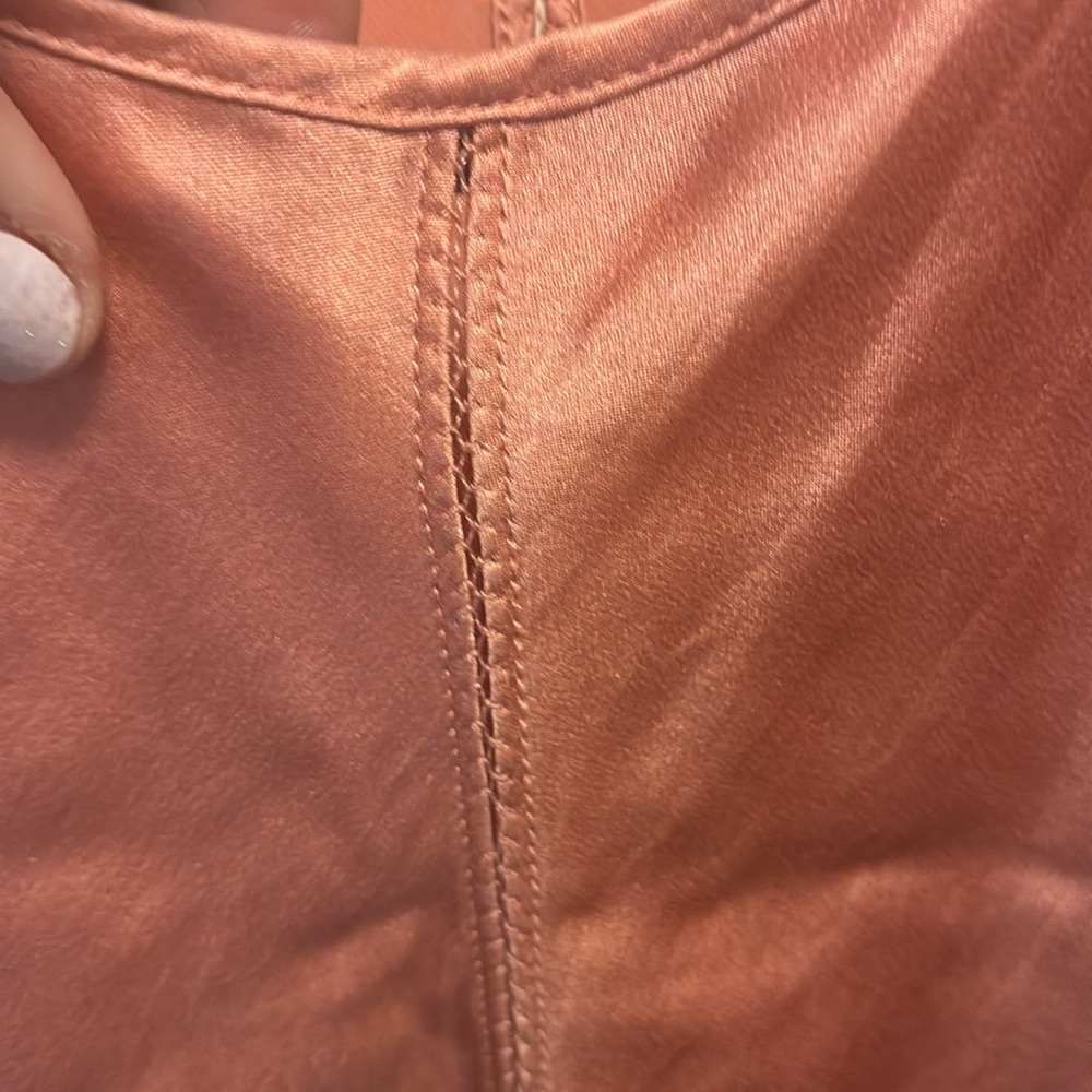 T. Alexander Wang Rose Pink Draped Silk-Satin Bodysuit - Picture 12 of 14
